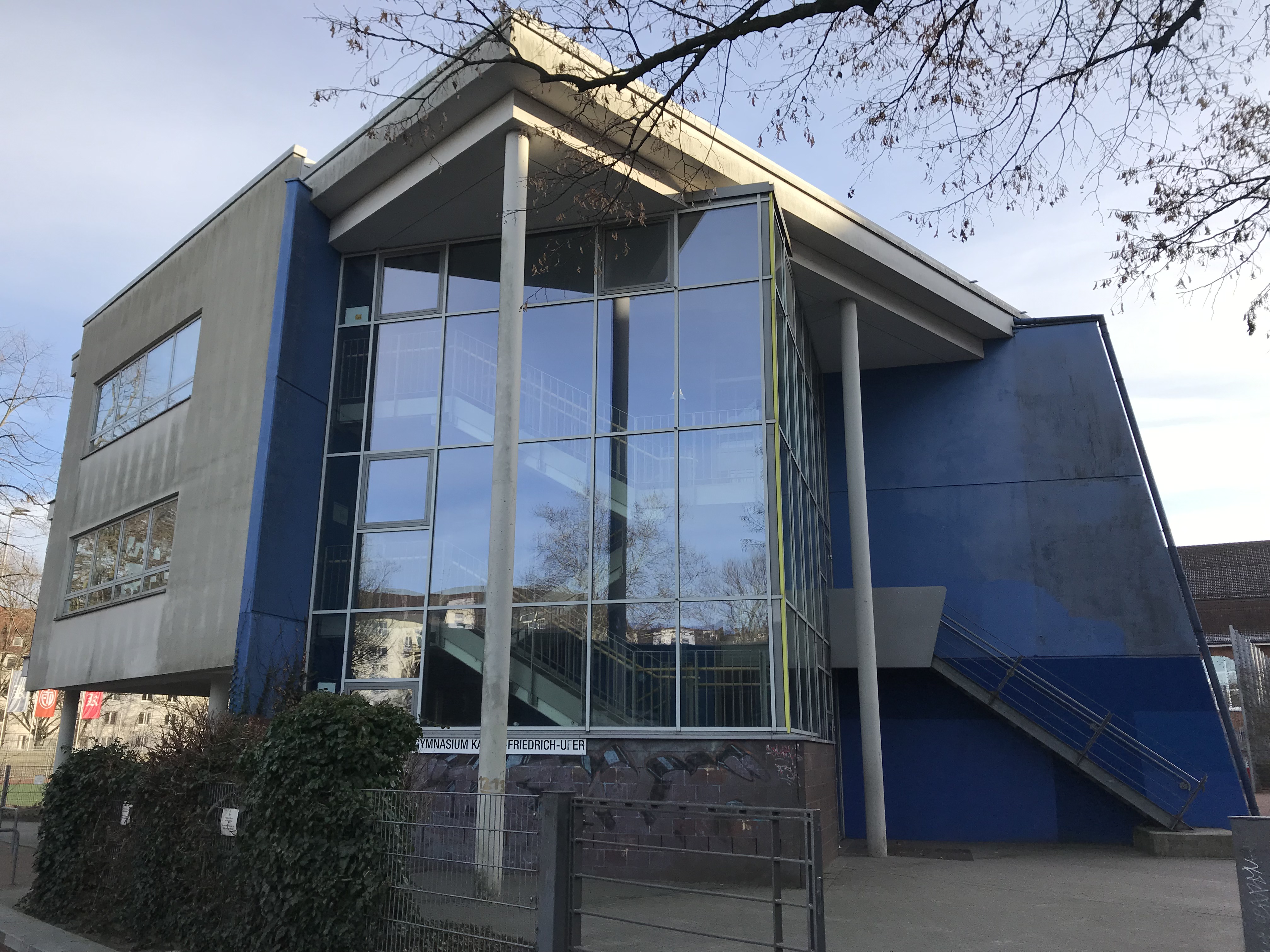 Das Gebäude der 5. Klassen des KAIFU Gymnasium.